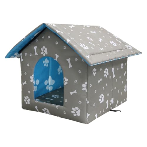 Qumiuu Haustierbetten Für Katzen - Oxford-Stoff Outdoor Winterfeste Katzenhöhle | Geschlossenes Warm Für Kätzchen Beruhigend Welpen Winter Zuhause Innen Außen Reisen Qumiuu Haustierbetten Für Katzen - Oxford-Stoff Outdoor Winterfeste Katzenhöhle | Geschlossenes Warm Für Kätzchen Beruhigend Welpen Winter Zuhause Innen Außen Reisen von Qumiuu