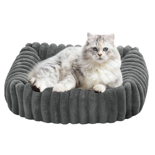 Qumiuu Hundesofa,Waschbare Katzenbetten für Zuhause - Weiches Katzen Sofa Haustierkissen Für Haus Wohnung Innen Außen Camping Reise von Qumiuu
