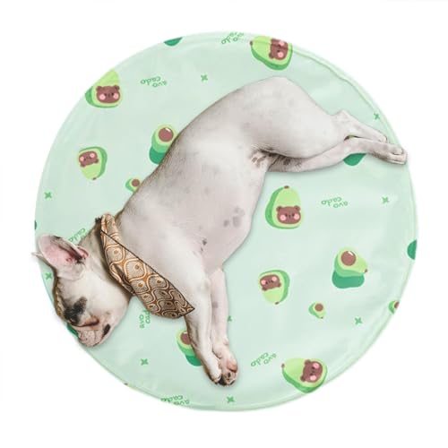 Qumiuu Kühlmatte für Hunde, selbstkühlende Matte für Haustiere,Ice Indoor-Hundedecke - wasserdichte Polymer-Gel-Kühlmatte für kleine bis mittelgroße Hunde und Katzen von Qumiuu
