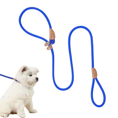 Rutschleine für Hunde, Rutschleine für Hunde | Slip-Leine Training Anti-Verschleiß Hohe Festigkeit,1,5 m Lange, gewebte Leine, Hundezubehör für Hunde-Walking-Training, Laufen, die meisten Qumiuu von Qumiuu