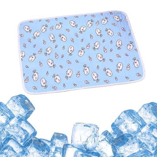 Quorlis Kühlmatte für Hunde, 70 x 90 cm, waschbar, selbstkühlendes Pad mit Eisseidenstoff, kein Gel, langlebige Kühlmatten für Hunde und Katzen, für drinnen und draußen, Auto, Sommer Quorlis Kühlmatte für Hunde, 70 x 90 cm, waschbar, selbstkühlendes Pad mit Eisseidenstoff, kein Gel, langlebige Kühlmatten für Hunde und Katzen, für drinnen und draußen, Auto, Sommer von Quorlis