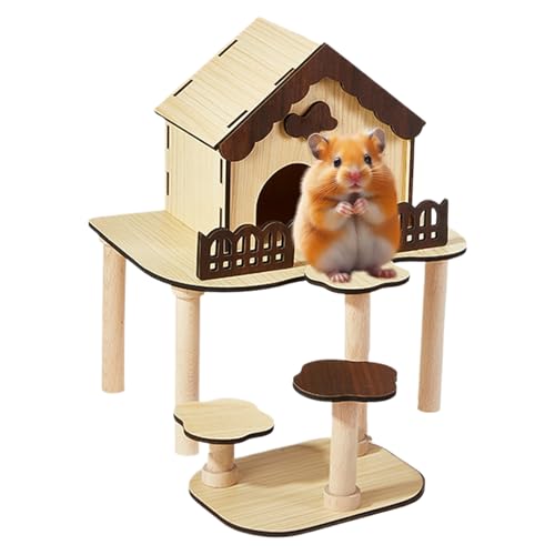 Quorvex Holz Hamsterhaus - Holz Hamsterhaus Labyrinth mit Treppen und | Stehende Käfigzubehör Bett Erkundungsspielzeug Für Bereicherung Spielumgebung Kleintiere Indoor Quorvex Holz Hamsterhaus - Holz Hamsterhaus Labyrinth mit Treppen und | Stehende Käfigzubehör Bett Erkundungsspielzeug Für Bereicherung Spielumgebung Kleintiere Indoor von Quorvex