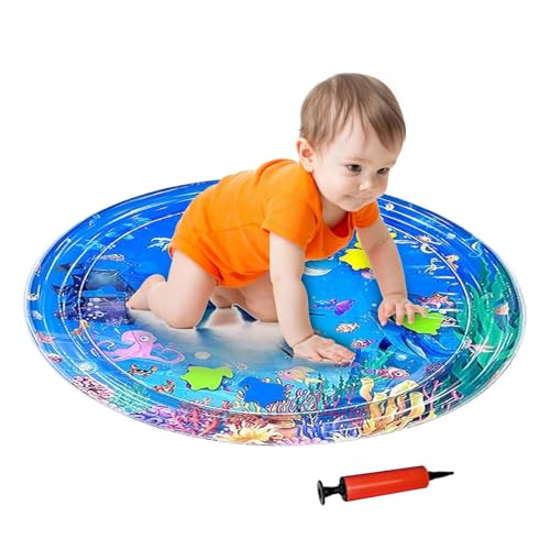 Quorvex Katzen-Wasserbett-Spielmatte | Katzen-Wasser-Pad mit aufblasbarer Pumpe, Baby-Krabbelkissen, verdicktes Haustier-Kühlkissen für den täglichen Gebrauch, Zuhause, Outdoor, Reisen, heißes Wetter Quorvex Katzen-Wasserbett-Spielmatte | Katzen-Wasser-Pad mit aufblasbarer Pumpe, Baby-Krabbelkissen, verdicktes Haustier-Kühlkissen für den täglichen Gebrauch, Zuhause, Outdoor, Reisen, heißes Wetter von Quorvex