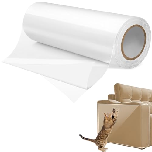 30cm x 5m Kratzfolie Katzen Selbstklebende, Transparente Katzen Kratzschutz Folie, Flexibler Couch Anti Kratzschutzfolie, Wand Anti Kratz-Tape, Haustier Kratzabwehr Pads für Möbel, Sofa, Tür Schutz 30cm x 5m Kratzfolie Katzen Selbstklebende, Transparente Katzen Kratzschutz Folie, Flexibler Couch Anti Kratzschutzfolie, Wand Anti Kratz-Tape, Haustier Kratzabwehr Pads für Möbel, Sofa, Tür Schutz von Qurxuanwe