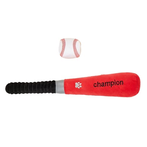 Qurygin Baseballschläger Hundespielzeug | Integriertes Quietschspielzeug für große Hunde – Leckerli-Spielzeug, Hundetraining Interaktives Plüschspielzeug zum Zahnen Hunde Qurygin Baseballschläger Hundespielzeug | Integriertes Quietschspielzeug für große Hunde – Leckerli-Spielzeug, Hundetraining Interaktives Plüschspielzeug zum Zahnen Hunde von Qurygin