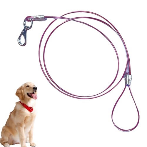 Qurygin Hundeseil für große Hunde – Hochfestes Hundetrainingsseil, Hundedraht, bequemer Griff, Outdoor-Hundeseil, für Outdoor-Aktivitäten Qurygin Hundeseil für große Hunde – Hochfestes Hundetrainingsseil, Hundedraht, bequemer Griff, Outdoor-Hundeseil, für Outdoor-Aktivitäten von Qurygin