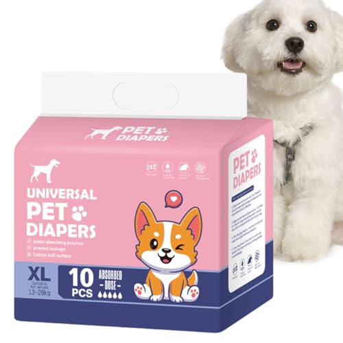 Qurygin Hundewindeln für Hündinnen, Hundewindeln, Haustierpflege-Werkzeug, atmungsaktive Windeln für Hunde in Hitzeperiode, aufregendes Wasserlassen, Training Qurygin Hundewindeln für Hündinnen, Hundewindeln, Haustierpflege-Werkzeug, atmungsaktive Windeln für Hunde in Hitzeperiode, aufregendes Wasserlassen, Training von Qurygin