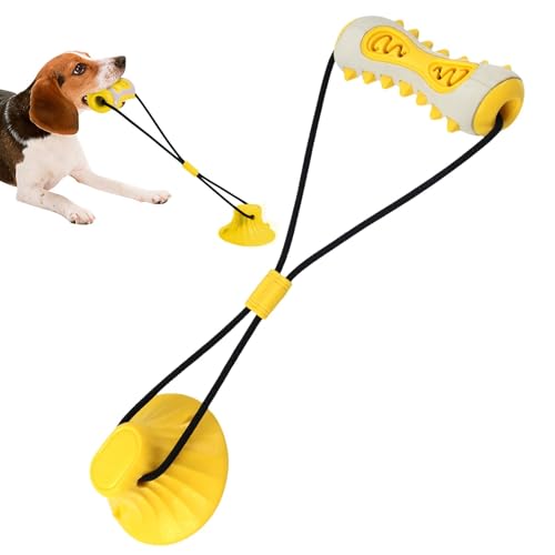 Qurygin Interaktives Hundespielzeug - Lustiges Kauspielzeug für Hunde | Multifunktionaler Welpen-Futterspender Interessantes Zerrspiel für Zuhause, Reisen, Outdoor Qurygin Interaktives Hundespielzeug - Lustiges Kauspielzeug für Hunde | Multifunktionaler Welpen-Futterspender Interessantes Zerrspiel für Zuhause, Reisen, Outdoor von Qurygin