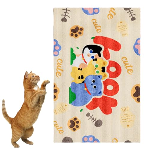 Qurygin Katzenkratzer für Indoor-Katzen, Cartoon-Kratzkissen, niedliches Kätzchen-Kratzspielzeug, Mehrzweck-Kratzpad zum Schleifen von Krallen, Spielen, Entspannen Qurygin Katzenkratzer für Indoor-Katzen, Cartoon-Kratzkissen, niedliches Kätzchen-Kratzspielzeug, Mehrzweck-Kratzpad zum Schleifen von Krallen, Spielen, Entspannen von Qurygin