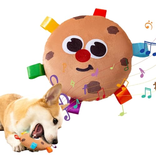 Qurygin Kauspielzeug für Hunde, Haustier-Plüschspielzeug mit Klang - Pet Toys Quietschendes Plüschspielzeug mit Sound - Plüsch-Kauspielzeug in Erdform, Plüsch-Hundespielzeug für Katzen, kleine, von Qurygin