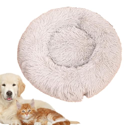 Qurygin Rundes Hundebett | Rundes Plüsch-Donut-Kuschelbett | Haustier-Schlafbett, Schlummerbett, Donut-Hundebett für kleine Hunde, Kätzchen, Katzen Qurygin Rundes Hundebett | Rundes Plüsch-Donut-Kuschelbett | Haustier-Schlafbett, Schlummerbett, Donut-Hundebett für kleine Hunde, Kätzchen, Katzen von Qurygin