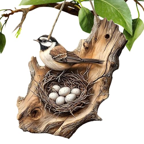 Qurygin Vogel-Ornamente für den Garten, künstliche Rotkehlchen-Dekoration, Acryl, flach, niedlich, gefälschte Dekoration, Ornamente für Haus, Garten, Hof, Frühlingsfestliches Display Qurygin Vogel-Ornamente für den Garten, künstliche Rotkehlchen-Dekoration, Acryl, flach, niedlich, gefälschte Dekoration, Ornamente für Haus, Garten, Hof, Frühlingsfestliches Display von Qurygin