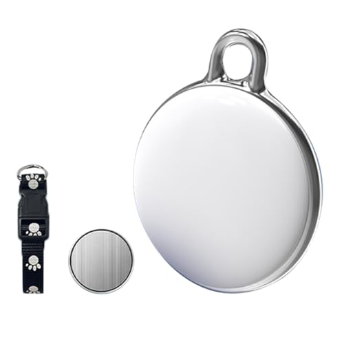 Qussedser Hundetracker, Haustiertracker, Hundetrackinghalsband, Wasserdicht, IP65, Funktioniert mit Jedem Halsband (Android und IOS Universell), Rund von Qussedser