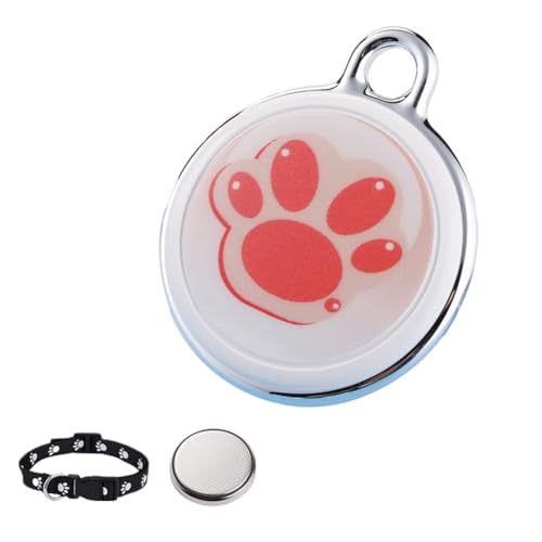Qussedser Hundetracker Haustiertracker - Hundetrackinghalsband Wasserdicht IP65 Funktioniert mit Jedem Halsband (Android & IOS Universal) Universal von Qussedser