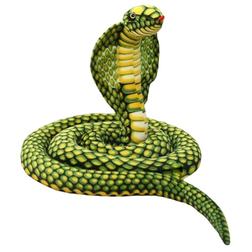 Qussedser Simulationspuppe, Plüschtier, Lange Python-Puppe, Stoffpuppe, Tierkreiszeichen, Aufgerollte Schlange, Gefälschte Schlangen-Requisiten, 240 cm Qussedser Simulationspuppe, Plüschtier, Lange Python-Puppe, Stoffpuppe, Tierkreiszeichen, Aufgerollte Schlange, Gefälschte Schlangen-Requisiten, 240 cm von Qussedser