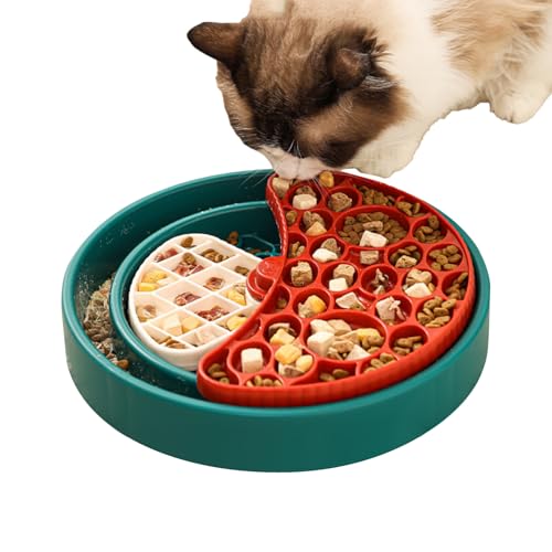 Qutalmi Hundefutternapf Verlangsamer,Futterlabyrinth Interaktives Hundespielzeug | Interaktiver Dreh Napf Für Sicher Gesunde Ernährung Stressabbau Haustier Welpe Qutalmi Hundefutternapf Verlangsamer,Futterlabyrinth Interaktives Hundespielzeug | Interaktiver Dreh Napf Für Sicher Gesunde Ernährung Stressabbau Haustier Welpe von Qutalmi