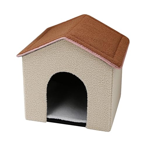 Qutalmi Katzenhaus für drinnen,Katzenhäuser für Hauskatzen | Warme, rutschfeste Welpenhöhle für Katzen - Winddichtes Haustierzelt, Hauszubehör, faltbares Katzen-Cubby für Katzen und Kätzchen im Qutalmi Katzenhaus für drinnen,Katzenhäuser für Hauskatzen | Warme, rutschfeste Welpenhöhle für Katzen - Winddichtes Haustierzelt, Hauszubehör, faltbares Katzen-Cubby für Katzen und Kätzchen im von Qutalmi