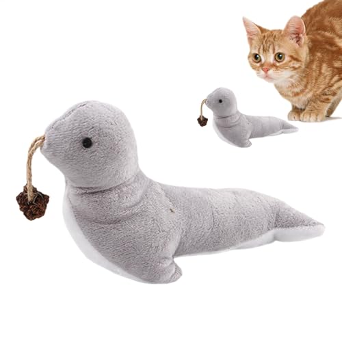 Qutalmi Katzenspielzeug Plüsch, Stofftier für Katze - Tragbare Kuscheltiere mit Katzenminze - Superweiches Kauspielzeug für Haustiere mit Knistergeräuschen, interaktives Katzen-Beißspielzeug für Qutalmi Katzenspielzeug Plüsch, Stofftier für Katze - Tragbare Kuscheltiere mit Katzenminze - Superweiches Kauspielzeug für Haustiere mit Knistergeräuschen, interaktives Katzen-Beißspielzeug für von Qutalmi
