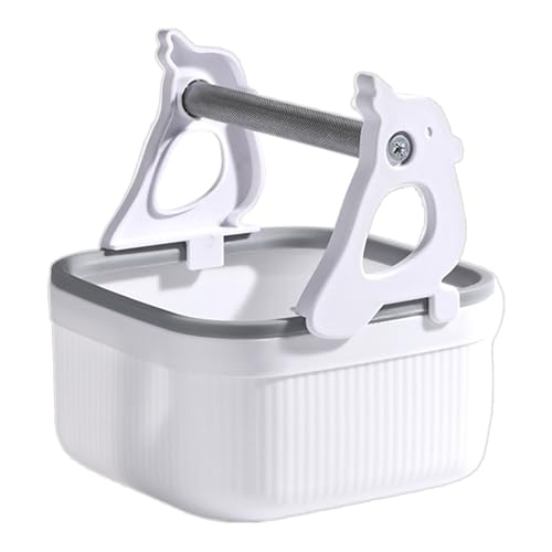 Qutalmi Vogel Sitzstange Ständer | Desktop Spiel und Trainingsständer mit Toiletteneimer | Interaktive Krallenpflege Für Aras Nymphensittiche Sittiche Und Vögeln Qutalmi Vogel Sitzstange Ständer | Desktop Spiel und Trainingsständer mit Toiletteneimer | Interaktive Krallenpflege Für Aras Nymphensittiche Sittiche Und Vögeln von Qutalmi