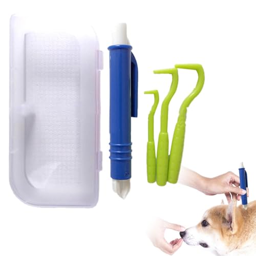 Qutalmi Zeckenzange Für Hunde Katze Höhle, 4 Set Zeckenhaken Zeckenentferner Pinzetten Flohentferner Werkzeug Set, Floh Kamm-Set Für Katzen, Hunde, Haustiere, Qutalmi Zeckenzange Für Hunde Katze Höhle, 4 Set Zeckenhaken Zeckenentferner Pinzetten Flohentferner Werkzeug Set, Floh Kamm-Set Für Katzen, Hunde, Haustiere, von Qutalmi