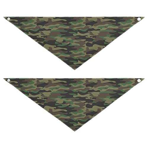 2 Stück Hundehalstuch, Militär-Tarnung, Camouflage, Haustier-Halstuch, waschbar, Dreieck-Lätzchen, Hundeschal, Urlaubszubehör für Welpen, Katzen, Hunde, klein 2 Stück Hundehalstuch, Militär-Tarnung, Camouflage, Haustier-Halstuch, waschbar, Dreieck-Lätzchen, Hundeschal, Urlaubszubehör für Welpen, Katzen, Hunde, klein von Quteprint