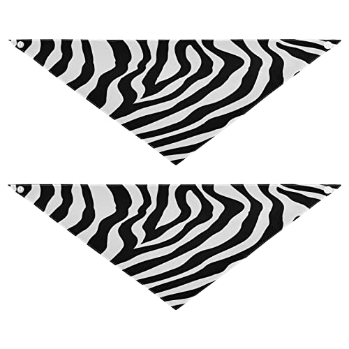 2 Stück Hundehalstuch, abstraktes Zebra-Druck, Haustier-Bandana für Hund Katze, Halstuch, waschbar, Haustier-Dreieck-Lätzchen, Hundeschal, Urlaubszubehör für Welpen, Katzen, Hunde, klein 2 Stück Hundehalstuch, abstraktes Zebra-Druck, Haustier-Bandana für Hund Katze, Halstuch, waschbar, Haustier-Dreieck-Lätzchen, Hundeschal, Urlaubszubehör für Welpen, Katzen, Hunde, klein von Quteprint