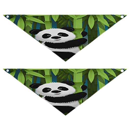2 Stück Hundehalstuch, niedlicher Panda-Baum, Haustier-Bandana für Hunde, Katzen, Halstuch, waschbar, Dreieck-Lätzchen, Hundeschal, Urlaubszubehör für Welpen, Katzen, Hunde, klein 2 Stück Hundehalstuch, niedlicher Panda-Baum, Haustier-Bandana für Hunde, Katzen, Halstuch, waschbar, Dreieck-Lätzchen, Hundeschal, Urlaubszubehör für Welpen, Katzen, Hunde, klein von Quteprint