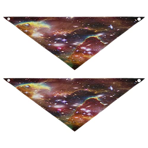 Hundehalstuch, Galaxie-Weltraumnebel, Universum, Haustierhalstuch für Hunde, Katzen, Haustier, Dreieck, Lätzchen, Hundeschal, Urlaubszubehör für Welpen, Katzen, Hunde, klein, 2 Stück Hundehalstuch, Galaxie-Weltraumnebel, Universum, Haustierhalstuch für Hunde, Katzen, Haustier, Dreieck, Lätzchen, Hundeschal, Urlaubszubehör für Welpen, Katzen, Hunde, klein, 2 Stück von Quteprint