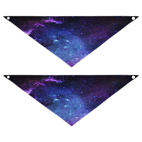Hundehalstuch, Universum, Weltraum, Galaxie, Nebel, Haustier-Bandana für Hunde, Katzen, Halstuch, waschbar, Dreieck-Lätzchen, Hundeschal, Urlaubszubehör für Welpen, Katzen, Hunde, klein, 2 Stück Hundehalstuch, Universum, Weltraum, Galaxie, Nebel, Haustier-Bandana für Hunde, Katzen, Halstuch, waschbar, Dreieck-Lätzchen, Hundeschal, Urlaubszubehör für Welpen, Katzen, Hunde, klein, 2 Stück von Quteprint