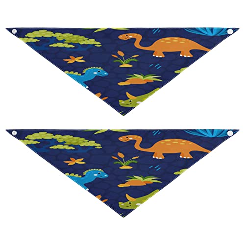 Hundehalstuch, niedliches Dino-Dinosaurier-Haustier-Bandana für Hunde, Katzen, Halstuch, waschbar, Haustier-Dreieck-Lätzchen, Hundeschal, Urlaubszubehör für Welpen, Katzen, Hunde, groß, 2 Stück Hundehalstuch, niedliches Dino-Dinosaurier-Haustier-Bandana für Hunde, Katzen, Halstuch, waschbar, Haustier-Dreieck-Lätzchen, Hundeschal, Urlaubszubehör für Welpen, Katzen, Hunde, groß, 2 Stück von Quteprint