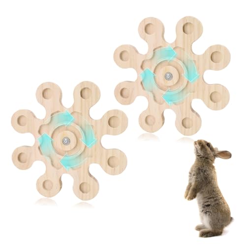 Quxddy Rotierendes Chinchilla-Kauspielzeug, natürliches Holz, Hamster-Kauspielzeug für Zähne mit rotierender Schneeflockenform, geeignet für Chinchilla-Käfig und anderes Rattenkäfig-Zubehör, 2 Stück Quxddy Rotierendes Chinchilla-Kauspielzeug, natürliches Holz, Hamster-Kauspielzeug für Zähne mit rotierender Schneeflockenform, geeignet für Chinchilla-Käfig und anderes Rattenkäfig-Zubehör, 2 Stück von Quxddy