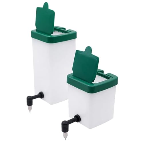 Quystetes 2 x Wasserspender, Trinkbrunnen, automatische Trinkausrüstung, Haustier, Tier, Hamster von Quystetes