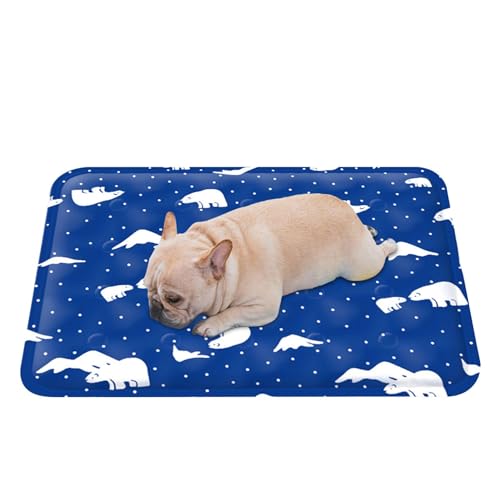 Quzente Outdoor-Kühlmatte für Hunde, selbstkühlende Hundematte | Hautfreundliches Eispad - Praktische Kühlmatte für Hundebetten und -möbel mit Komfortdesign von Quzente