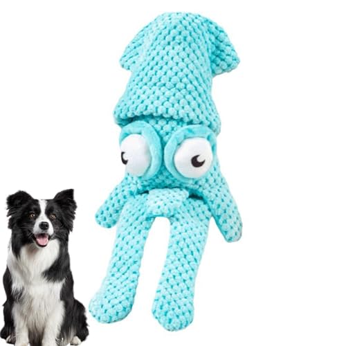 Quzente Plüsch-Kauspielzeug für Hunde – Tintenfisch Zahnen Kauspielzeug – interaktives Hundespielzeug für kleine, mittelgroße und große Rassen, Hund für Hundegeburtstag, Hundespielzeug Quzente Plüsch-Kauspielzeug für Hunde – Tintenfisch Zahnen Kauspielzeug – interaktives Hundespielzeug für kleine, mittelgroße und große Rassen, Hund für Hundegeburtstag, Hundespielzeug von Quzente