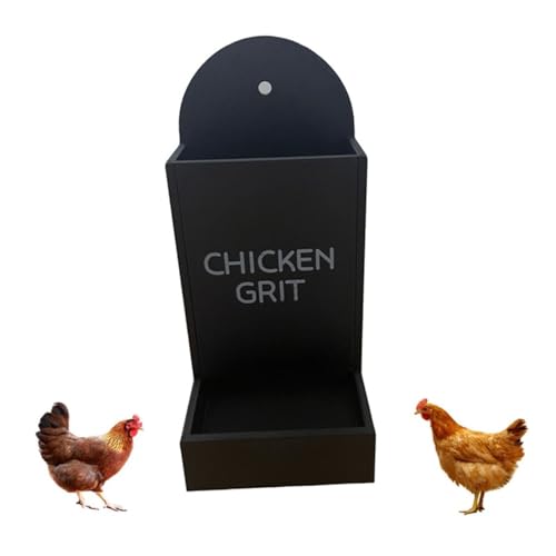 Hühner-Austernschale und Grit Feeder Grit Austernschale für Hühner Feeder Hängende Hühnerfutterspender Trogspender Wasserspender Hühnerstall Zubehör Schwerkraft Geflügel Futterspender von Qxiao