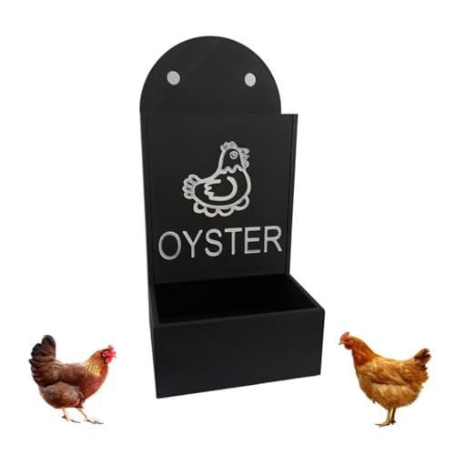 Hühner-Austernschale und Grit Feeder Grit Austernschale für Hühner Feeder Hängende Hühnerfutterspender Trogspender Wasserspender Hühnerstall Zubehör Schwerkraft Geflügel Futterspender Hühner-Austernschale und Grit Feeder Grit Austernschale für Hühner Feeder Hängende Hühnerfutterspender Trogspender Wasserspender Hühnerstall Zubehör Schwerkraft Geflügel Futterspender von Qxiao