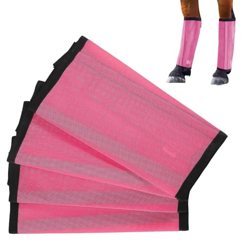Fliegenstiefel für , wiederverwendbare Fliegenstiefel für , atmungsaktives Netzgewebe, schützende Fliegengamaschen für , 4 Stück von Qyljeiwred