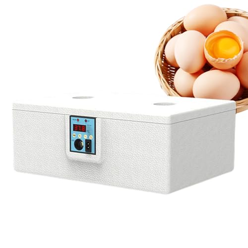 Qyljeiwred Brutkästen für Bruteier, 32-Eier-Brutkasten für Hühner, Wasserbett-Heizmaschine mit präziser Temperaturregelung für Hinterhof, Brutstätte, Labor, Bauernhof Qyljeiwred Brutkästen für Bruteier, 32-Eier-Brutkasten für Hühner, Wasserbett-Heizmaschine mit präziser Temperaturregelung für Hinterhof, Brutstätte, Labor, Bauernhof von Qyljeiwred