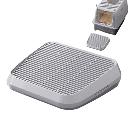 Qyljeiwred Katzentoilette Step, Katzenstreu Fänger Matte Rampe, Doppellagige Schale mit Filterfunktion, Anti Tracking Erhöhtes Kätzchen Zubehör für Indoor Outdoor Treppen Sofas Qyljeiwred Katzentoilette Step, Katzenstreu Fänger Matte Rampe, Doppellagige Schale mit Filterfunktion, Anti Tracking Erhöhtes Kätzchen Zubehör für Indoor Outdoor Treppen Sofas von Qyljeiwred