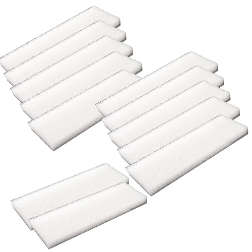 Qzbhct 12 Stück Aquarium-Bio-Schwamm-Filtereinsätze für Hagen Fluval 204, 205, 206, 304, 305, 306 (A-222) Filtersysteme, Weiß von Qzbhct