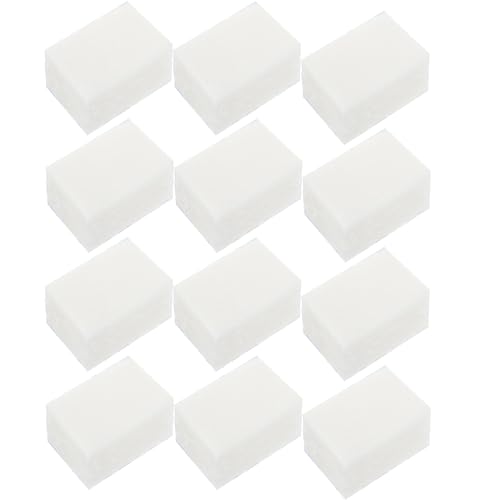 Qzbhct 12 Stück Aquarium-Bioschwamm, weiß, Schaumstoff-Filterpads, kompatibel mit Aqua Clear 30/150-Filtrationssystemen, A605 Ersatz von Qzbhct