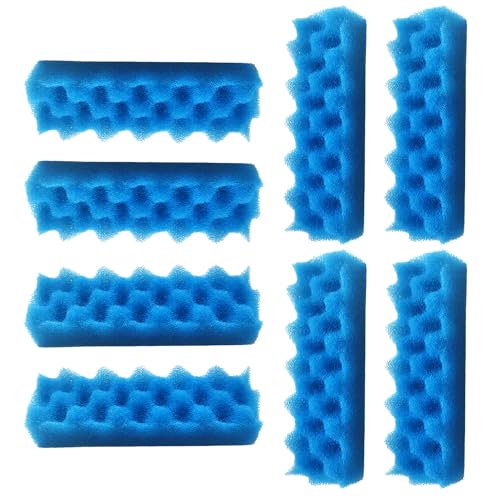 Qzbhct 8 Stück Aquarium-Bioschwamm blaue Schaumstoff-Filtereinsätze kompatibel mit Hagen Fluval 206, 207, 306, 307 Filtersystemen Qzbhct 8 Stück Aquarium-Bioschwamm blaue Schaumstoff-Filtereinsätze kompatibel mit Hagen Fluval 206, 207, 306, 307 Filtersystemen von Qzbhct