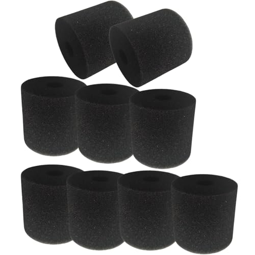 Qzbhct 9 Stück Aquarium-Bio-Schwamm-Filterpads, kompatibel mit Bio Master 250/350/600 Filtersystemen, Ersatz von Qzbhct