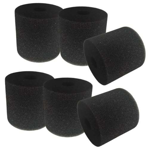 Qzbhct Aquarium-Filtereinsätze aus Bio-Schaumstoff, kompatibel mit Bio Master 250/350/600 Filtersystemen, 6 Stück von Qzbhct