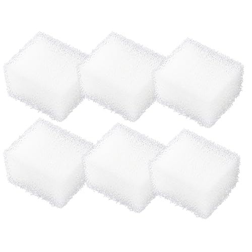 Qzbhct Schaumstoff-Filterpads, kompatibel mit Aqua Clear 20 Kanisterfilter, Aquarium, Bio-Schwamm-Ersatz, 6 Stück von Qzbhct