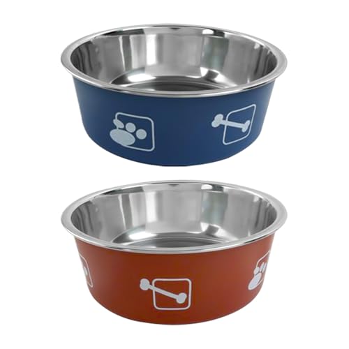 Anti-Spritzschüssel, kein Skid Feeder, große Wasserdish, Spill Control Rim, 4,3 x 4,3 x 1,8 Zoll bedrucktes Design, für Zuhause, Crate, Auto, Terrasse, Camping, Senior und Welpen, Yard, Bauernhof Anti-Spritzschüssel, kein Skid Feeder, große Wasserdish, Spill Control Rim, 4,3 x 4,3 x 1,8 Zoll bedrucktes Design, für Zuhause, Crate, Auto, Terrasse, Camping, Senior und Welpen, Yard, Bauernhof von Qzdtue