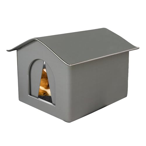 Cat Houses Outdoor | Outdoor Cat House | Foldable Cat Shelter Winter | Waterproof Cat Tent, Rainproof Pet Tent Cats, Bunny Bed Small Animals, Kitten Cave Outdoor Use, Feral Cat Shelter Cat Houses Outdoor | Outdoor Cat House | Foldable Cat Shelter Winter | Waterproof Cat Tent, Rainproof Pet Tent Cats, Bunny Bed Small Animals, Kitten Cave Outdoor Use, Feral Cat Shelter von Qzdtue