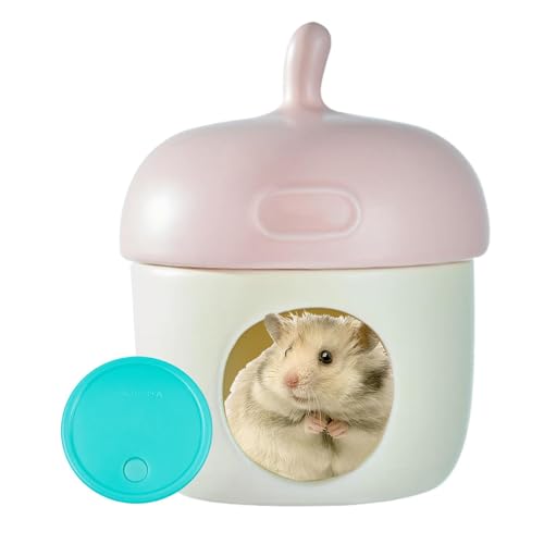 Ceramic Acorn Hamster House, Cute Hideaway Cave, Small Animal Habitat Decor, Cage Accessory, for Dwarf Hamster, Gerbils, Mice, Miniature Pet Homes, Cozy, Hand-Painted Design Ceramic Acorn Hamster House, Cute Hideaway Cave, Small Animal Habitat Decor, Cage Accessory, for Dwarf Hamster, Gerbils, Mice, Miniature Pet Homes, Cozy, Hand-Painted Design von Qzdtue