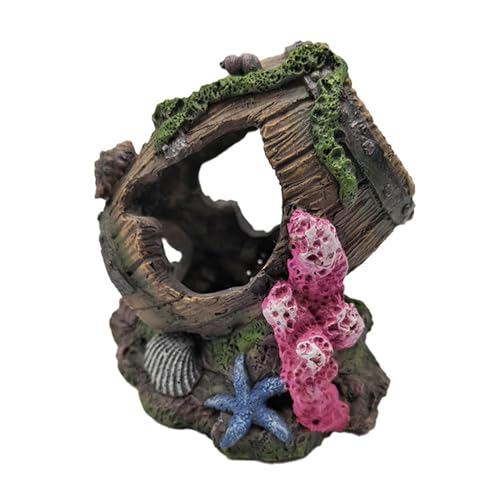 Fischtankhaus, Betta-Keller, Aquarium-Dekoration, Resin Fischtank, Aquarienkeller für Betta-Fisch, Wein, Barrel Shrimp Hide, Fischlandschaft für Aquarien, Betta Fish Tank Cave, Resin Fish Hide Fischtankhaus, Betta-Keller, Aquarium-Dekoration, Resin Fischtank, Aquarienkeller für Betta-Fisch, Wein, Barrel Shrimp Hide, Fischlandschaft für Aquarien, Betta Fish Tank Cave, Resin Fish Hide von Qzdtue
