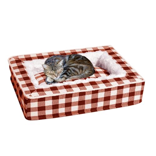 Hundebett mit abnehmbarem Bezug, waschbares Hundekissen, waschbares Hundebett geruchshemmend, Maschinenwaschbares Hundebett, 65x50x16 cm/25,59x19,69x6,3 Zoll für A Hundebett mit abnehmbarem Bezug, waschbares Hundekissen, waschbares Hundebett geruchshemmend, Maschinenwaschbares Hundebett, 65x50x16 cm/25,59x19,69x6,3 Zoll für A von Qzdtue